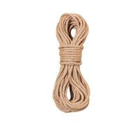 Twine 6mm Jute Rope 1m10m 20m 30m 50m Twine Hemp Twisted Cord Macrame String DIY Craft Handmade Decoration Pet Scratching(1M)