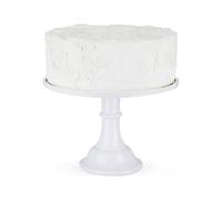 Twine Melamine Cake Stand, Cupcake Display Home Decor Food and Dessert Serving Accessory, 11.5 x 8 Inches, White, Set of 1