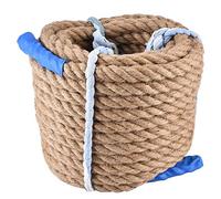 Twine Rope, 20M/65.6ft 20mm Natural Rope Heavy Duty String Jute Twine Gardening String for Tug-Of-War Binding DIY Crafts Decoration Macrame Projects Gardening Farm