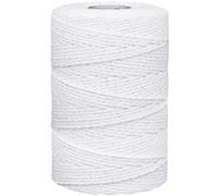 Twine String,500 Feet Cotton Butchers Kitchen Twine String Cooking for Crafts Roasting Gift Wrapping DIY Decoration Gardening Packing Materials,White