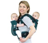 TwinGo Air - Modern Teal - All Season Baby Carrier - Separates to 2 Single Carriers. Breathable Mesh, Compact, Comfortable, and Fully Adjustable