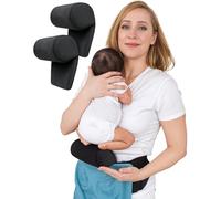 TwinGo Infant Insert for Newborn Carrier - Baby Carrier Accessories for Front Carry - Soft Foam Cushion & Breathable Cotton Fabric - Baby Support for 7 lbs & Up - Twin Pack