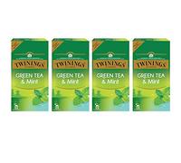 Twining Light and Delicate Green with Mint, 4 x 20 Teabags