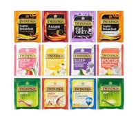 Twinings 48 Assorted Tea Bags - Premium Variety Pack with Black, Green, Herbal, and Fruit Flavors for a Delightful Tea Experience