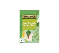 Twinings Apple & Pear Green Tea 20 per pack - Pack of 2