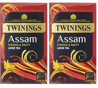 Twinings Assam Loose Leaf Tea | Strong, Bold & Malty Loose Black Tea | Refreshing & Invigorating Indian Tea Blend | Multipack Bulk Buy, (4 X 125g Packs) (Pack of 2)