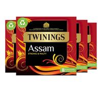 Twinings Assam Tea Strong Bold & Malty Black Tea Refreshing & invigorating Indian Tea Blend Multipack Bulk Buy 320 (4 x 80) Biodegradable Tea Bags