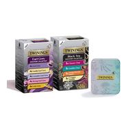 Twinings Black Tea & Earl Grey Selection Pack Pocket Tin Assorted Black Tea Envelopes Sugar Free Perfect Gift Or Travel Tea