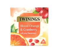 Twinings Blood Orange & Cranberry 20 Tea Bags Sugar Free Tea Caffeine-Free Tea