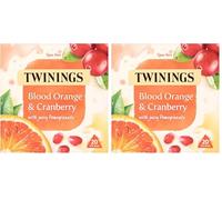 Twinings Blood Orange, Cranberry & Pomegranate Fruit Tea, 20 Tea Bags (Pack of 2)
