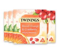 Twinings Blood Orange, Cranberry & Pomegranate Fruit Tea, 80 Tea Bags (Multipack Of 4 X 20 Tea Bags)