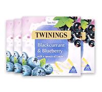 Twinings Blueberry, Blackcurrent and Lemon Fruit Tea, 80 Tea Bags (Multipack of 4 x 20 Tea bags)