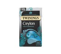 Twinings Ceylon Light and Fresh Tea Bag, 50g (Pack of 50)