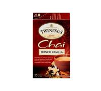 Twinings Chai French Vanilla Black Tea (International Blend) - 6 x 20 Envelope Pack (120 Envelopes)
