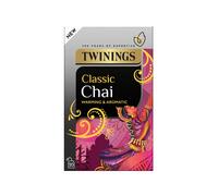 Twinings Classic Chai Tea 20 Envelopes Sugar Free Spiced Black Tea Blend Warming & Aromatic Traditional Indian Chai