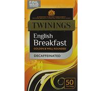 Twinings Decaffeinated English Breakfast Tea 200 Tea Bags (Multipack of 4 x 50 Tea Bags)