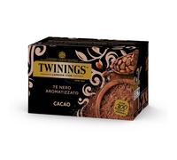 Twinings - Cocoa Black Tea (International Blend) - 20 Envelopes - Sugar Free - Premium Black Tea with Cocoa Flavour - Aromatic and Smooth