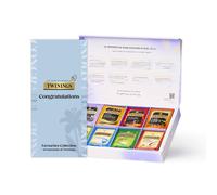 Twinings - Congratulations Favourites Collection - Tea Gift Box - 40 Envelopes - Assorted Black & Green Teas