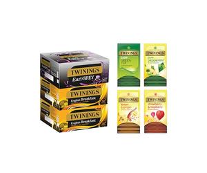 Twinings Customer Favourites Variety Pack, 6 varieties of tea, 230 individually wrapped tea bags, Black