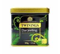 Twinings - Darjeeling - Loose Leaf Black Tea - 100g Tea Caddy - Light Elegant Indian Tea