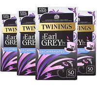 Twinings Decaffeinated Earl Grey Tea 200 Tea Bags, (Multipack of 4 x 50 Tea Bags)