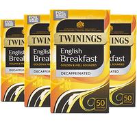 Twinings Decaffeinated English Breakfast Tea 200 Tea Bags (Multipack of 4 x 50 Tea Bags)