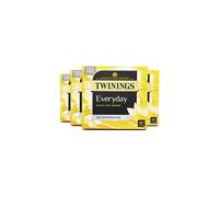 Twinings Decaffeinated Everyday Tea: 320 Bags (80 Count x 4), Rich Full-Bodied Black Tea, Vegan & Biodegradable Bags