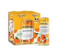 Twinings Defence - Orange & Passionfruit Flavoured Sparkling Tea (4 x 250m) - No