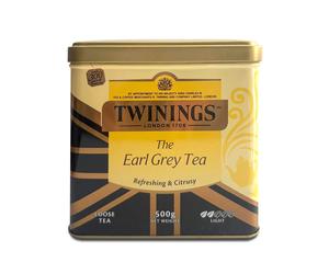 Twinings - Earl Grey - Loose Leaf Black Tea - 500g Tea Caddy - Classic Bergamot Flavoured Blend