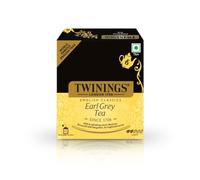 Twinings Earl Grey Tea-10 Teabags, Premium Black Tea, 20 Gram