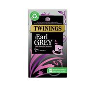 Twinings Earl Grey Tea Bergamot & Lemon Flavoured Black Tea Blend, 40 Biodegradable Tea Bags