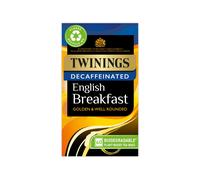 Twinings English Breakfast Decaf Tea | Golden, Well Rounded & Full Bodied Decaffeinated Black Tea | 40 Biodegradable Tea Bags