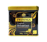 Twinings - English Breakfast - Loose Leaf Black Tea - 100g Tea Caddy - Full Bodied Traditional Breakfast Blend