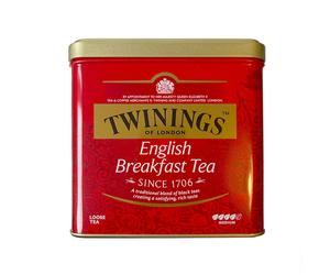 Twinings - English Breakfast - Loose Leaf Black Tea - 500g Tea Caddy - Full Bodied Traditional Breakfast Blend