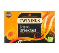 Twinings - English Breakfast Tea - 300 Tea Bags - Sugar Free - Robust Full Bodied Black Tea - Classic Morning Brew - Ideal for Everyday Drinking