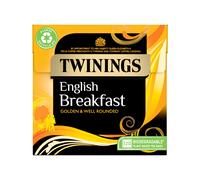 Twinings English Breakfast Tea All Natural Ingredients Well Rounded English Breakfast Black Tea Biodegradable Tea Bag - 3 x 120 Pack (360 Tea Bags)