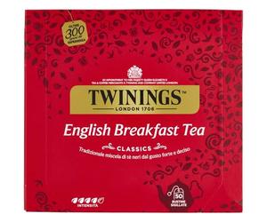 Twinings, English Breakfast Tea, Classics, Traditional Black Tea Blend to Enjoy Hot or Cold, Full-bodied, Strong and Decisive, 1 Pack of 50 Filters