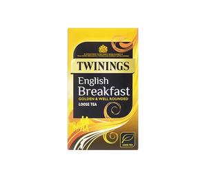 Twinings English Breakfast Tea | Golden, Well Rounded & Full Bodied Black Tea | Loose Leaf Tea (4 x 125g Pack)