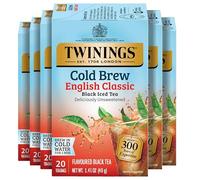 Twinings English Classic Cold Brewed Tea, 20-Count Packages (Pack of 6)