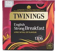 Twinings English Strong Breakfast 80 Tea Bags, 250g