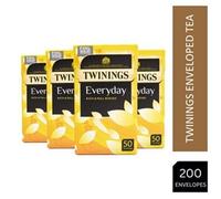 Twinings Everyday Tea Enveloped Tea Bags, 6 Boxes of 50 Individually Wrapped Tea Bags