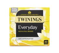 Twinings Everyday Tea - 4 x 80 Tea Bags - Caffeine Free - Fragrant Everyday Black Tea - Biodegradable Tea Bag