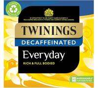 Twinings Everyday Black Tea Decaffeinated, Pack of 80