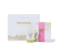 Twinings - Feel Good Gift Bag - Assorted Superblends Tea Favourites - With "Bee Happy" Mug