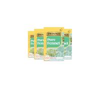 Twinings Fennel Tea, 80 Bags (Multipack of 4 x 20), Caffeine-Free
