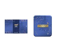 Twinings Festive Favourites Organic Tea Selection - 40 Bags | 8 Green & Herbal Flavours + Limited Edition Festive Tea Tin - 4 Envelopes