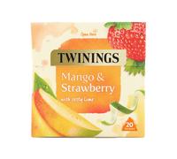 Twinings Fruit & Herbal Tea - Mango & Strawberry Tea - 4 x 20 Tea Bags - Caffeine Free Tea - Sugar Free Tea Bags
