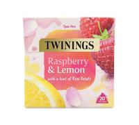 Twinings Fruit & Herbal Tea - Raspberry & Lemon Tea - 4 x 20 Tea Bags - Caffeine Free Tea - Sugar Free Tea Bags