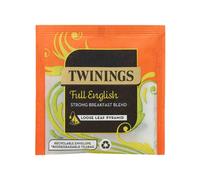 Twinings - The Full English - Black Tea - 15 Pyramid Tea Bags - Individually Wrapped - Strong Breakfast Blend