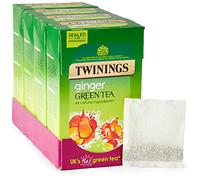 Twinings Ginger Green Tea 80 Tea Bags (Multipack of 4 x 20 Bags)